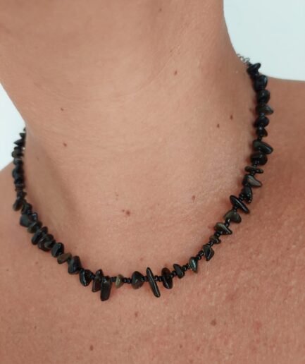 Colar Obsidiana