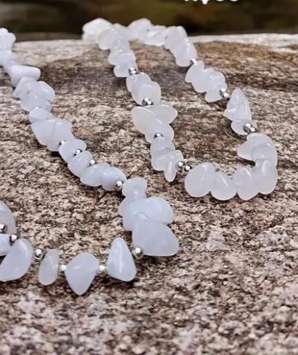 Colar Quartzo Branco