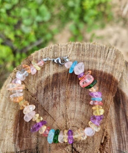Pulseira Quartzo Colorido