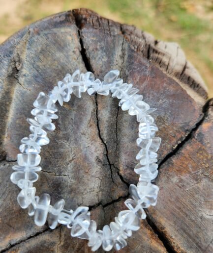 Pulseira Quartzo Transparente